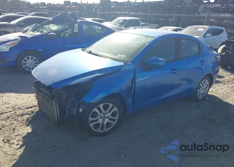 2017 Toyota Yaris Ia из США, поврежденный, VIN 3MYDLBYV1HY159231